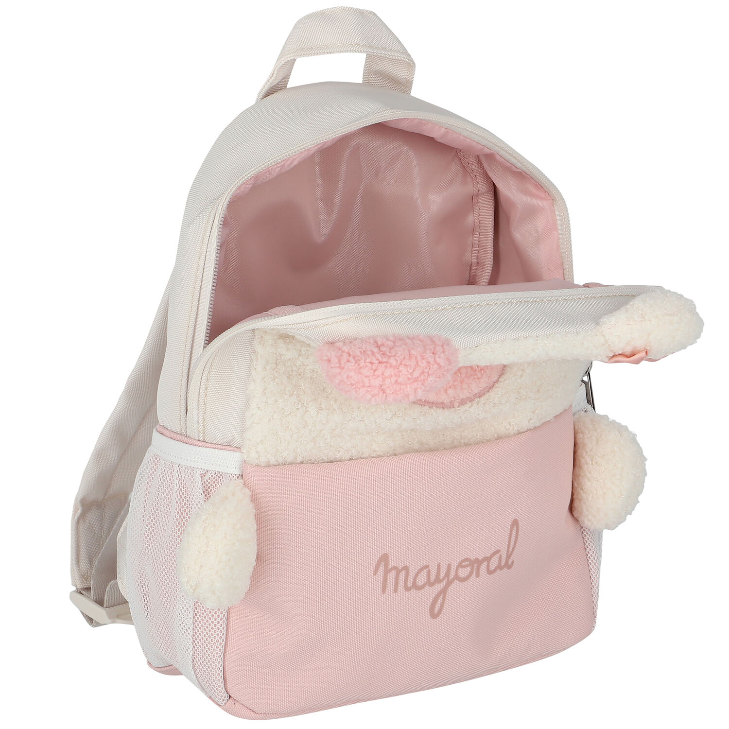 Pink & Ivory Teddy Bear Backpack, 3, hi-res